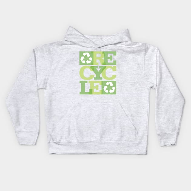 Recycle Kids Hoodie by oddmatter